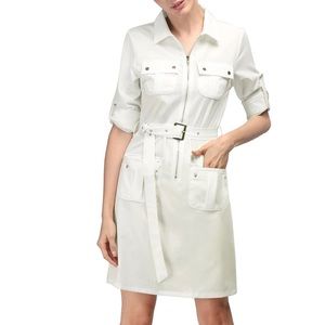 Nicci safari shirt dress